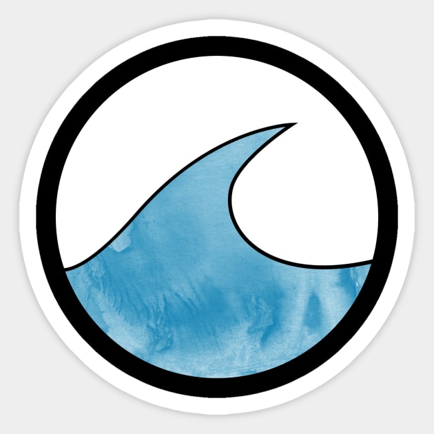 Water Wave Travel The Nature See Ocean Trendy Popular Waves Sticker by mangobanana